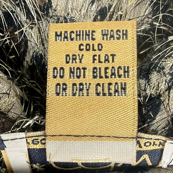 CDW Creative Design Works Sleeveless Leopard Print Fringe Button Down Blouse L - Picture 10 of 10